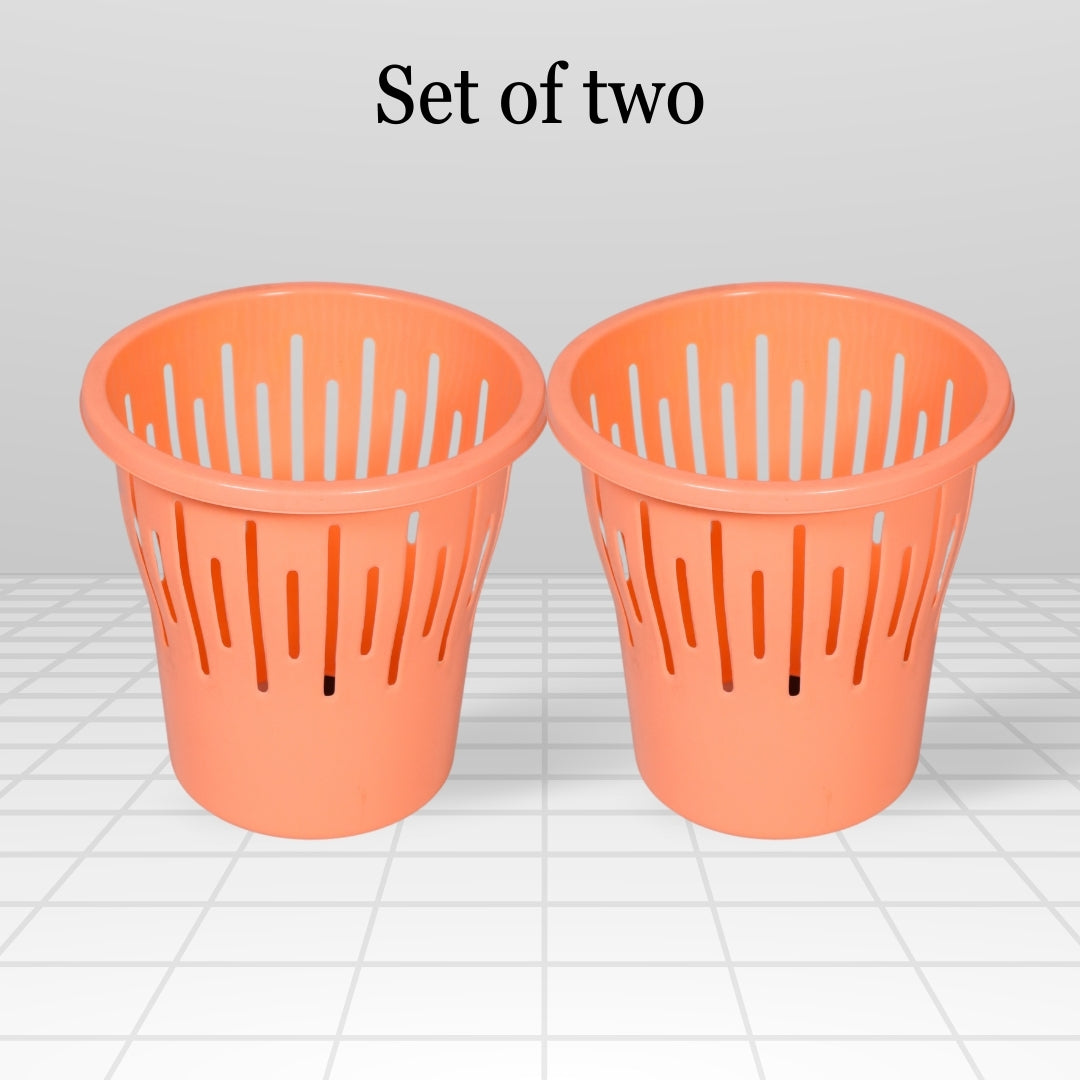 7 Liter Multi Utility Basket Orange Pack Of 3