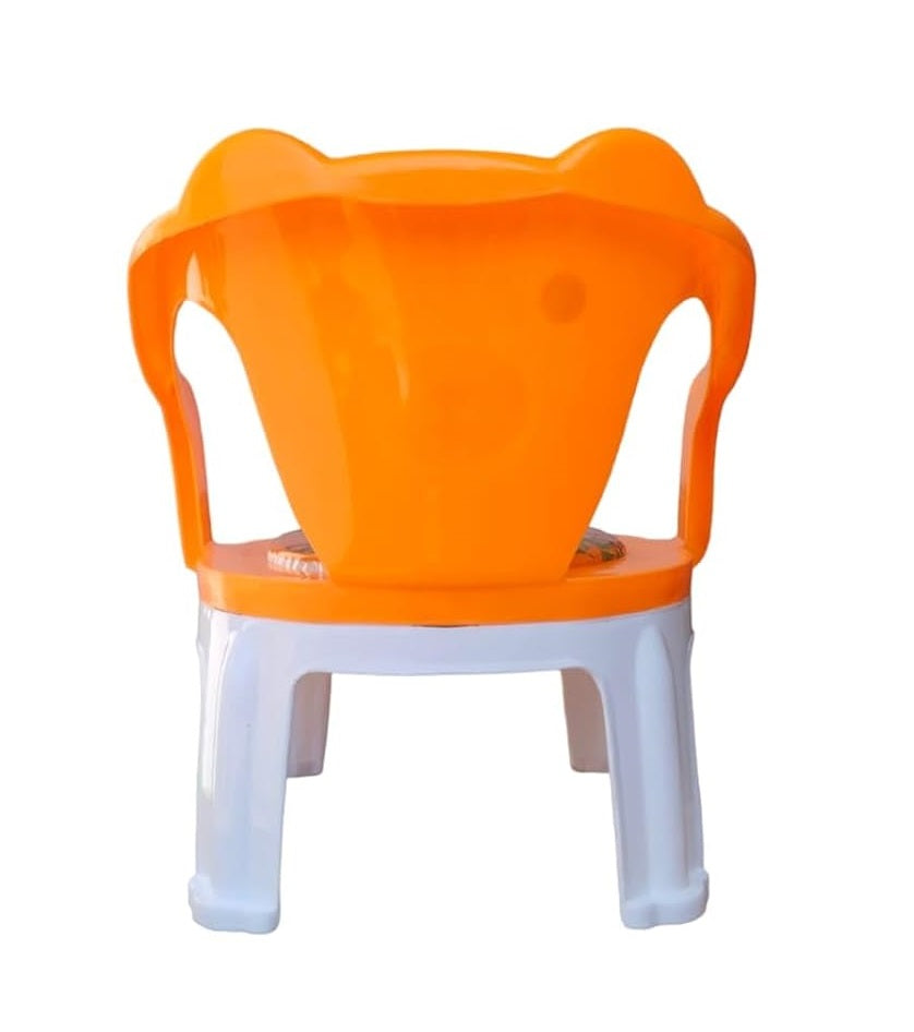 Kids Chair With Cushion Seat Orange