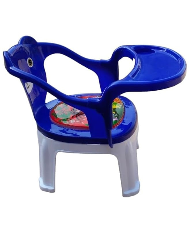 Kids Chair With Cushion Seat Blue