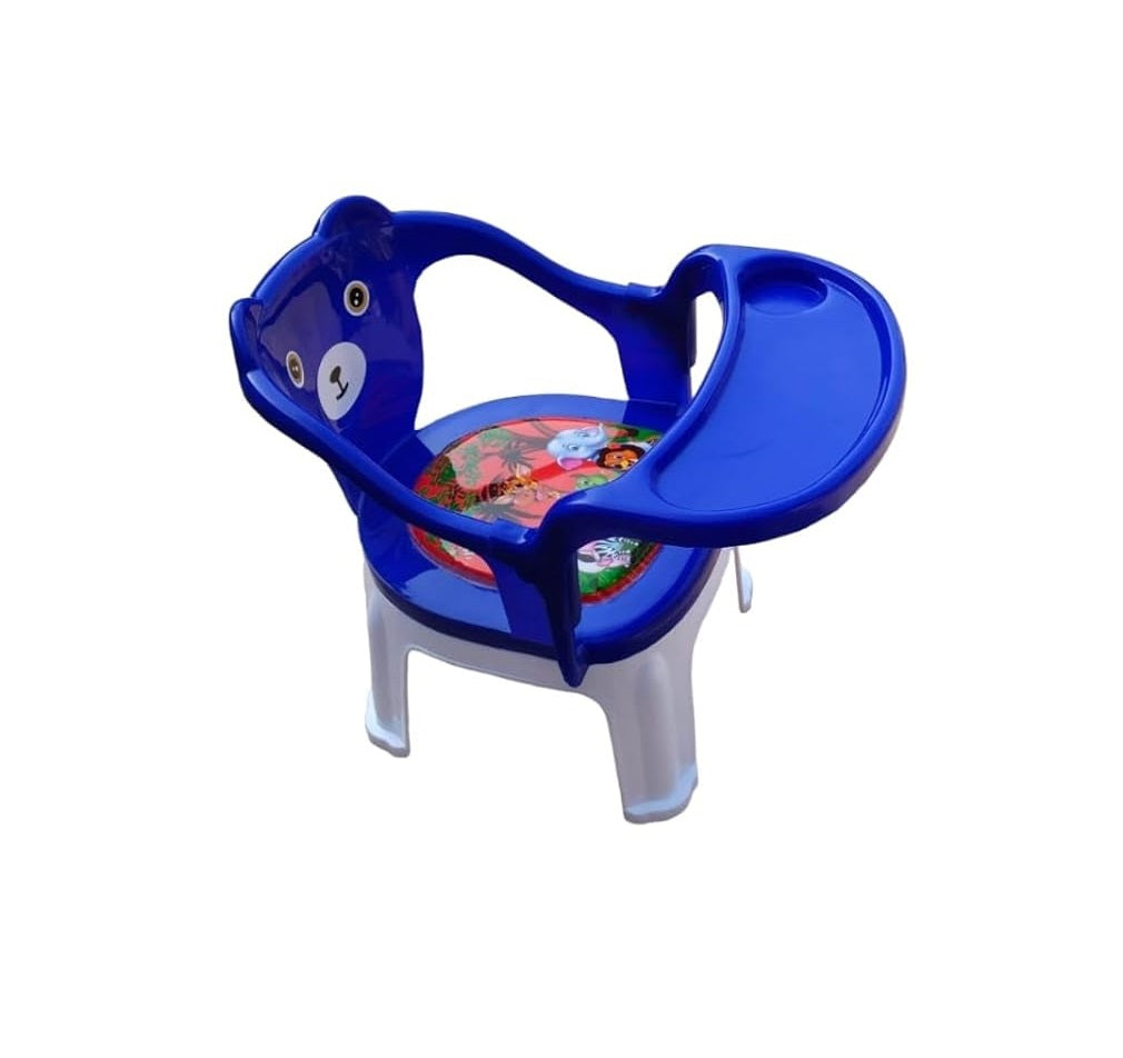 Kids Chair With Cushion Seat Blue