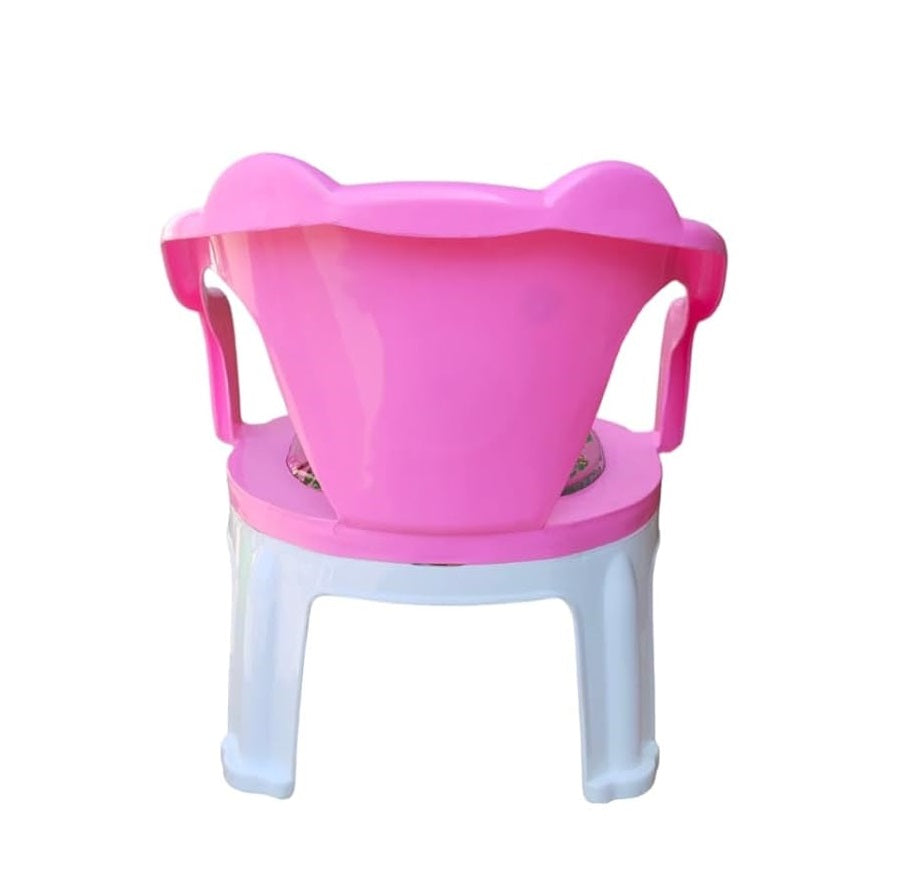 Kids Chair With Cushion Seat Pink