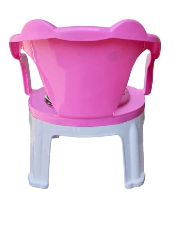 Kids Chair With Cushion Seat Pink