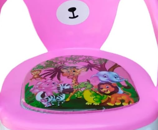 Kids Chair With Cushion Seat Pink