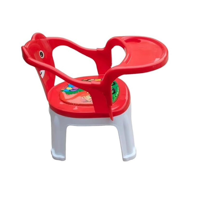 Kids Chair With Cushion Seat Red