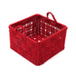 Cotton Rope Basket Red (Small)