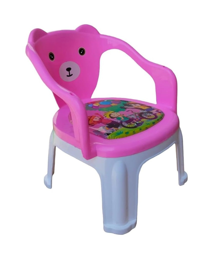 Kids Chair With Cushion Seat Pink