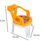 Kids Chair With Cushion Seat Orange