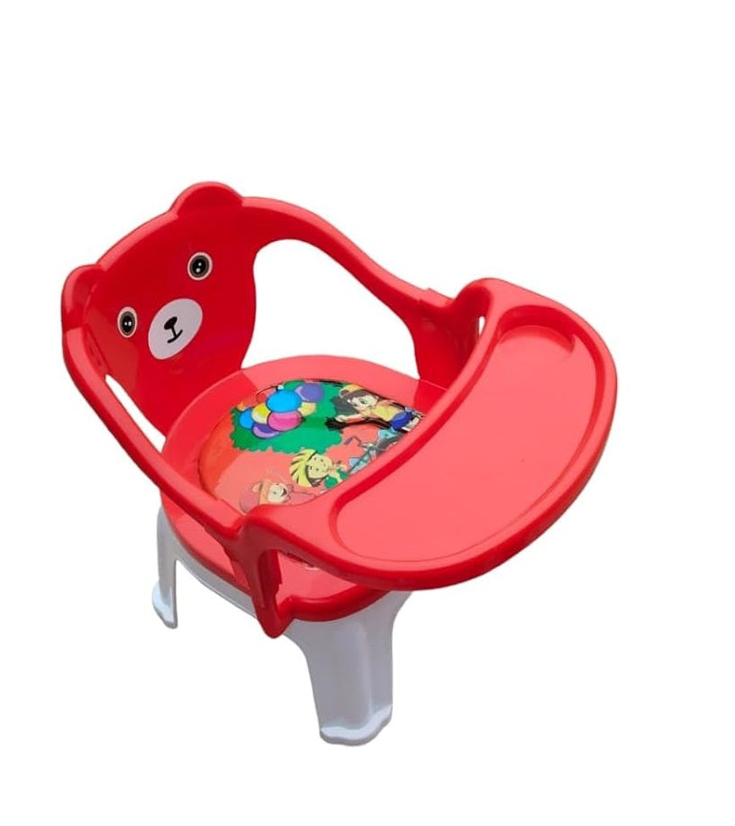 Kids Chair With Cushion Seat Red