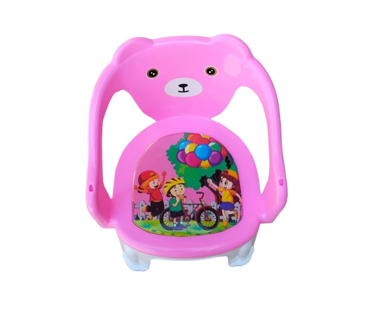 Kids Chair With Cushion Seat Pink