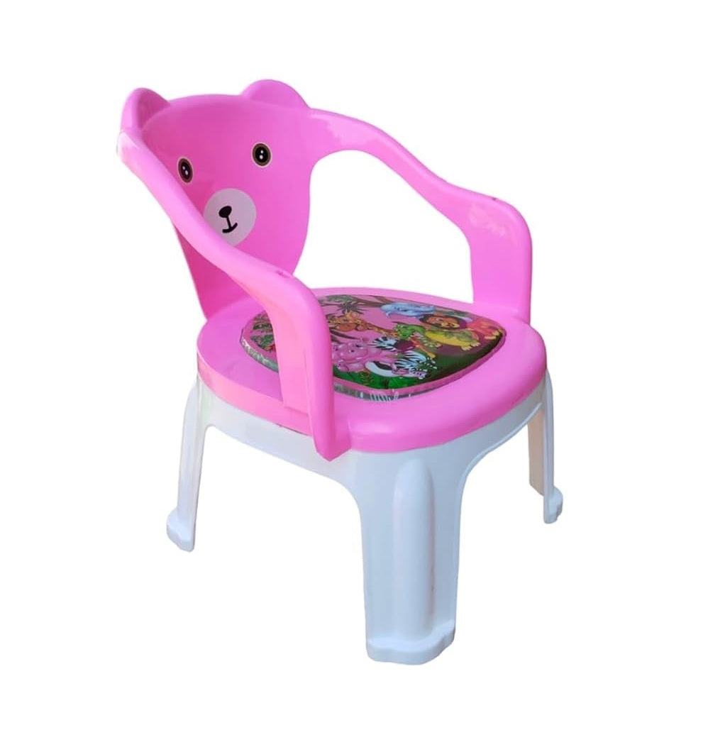 Kids Chair With Cushion Seat Pink