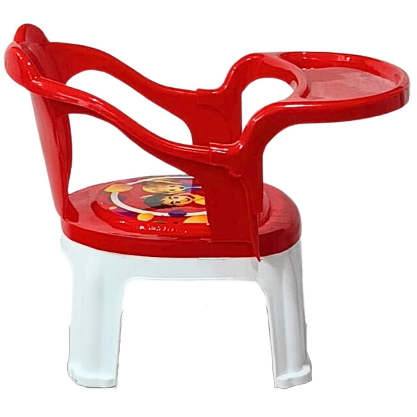 Kids Chair With Cushion Seat Red