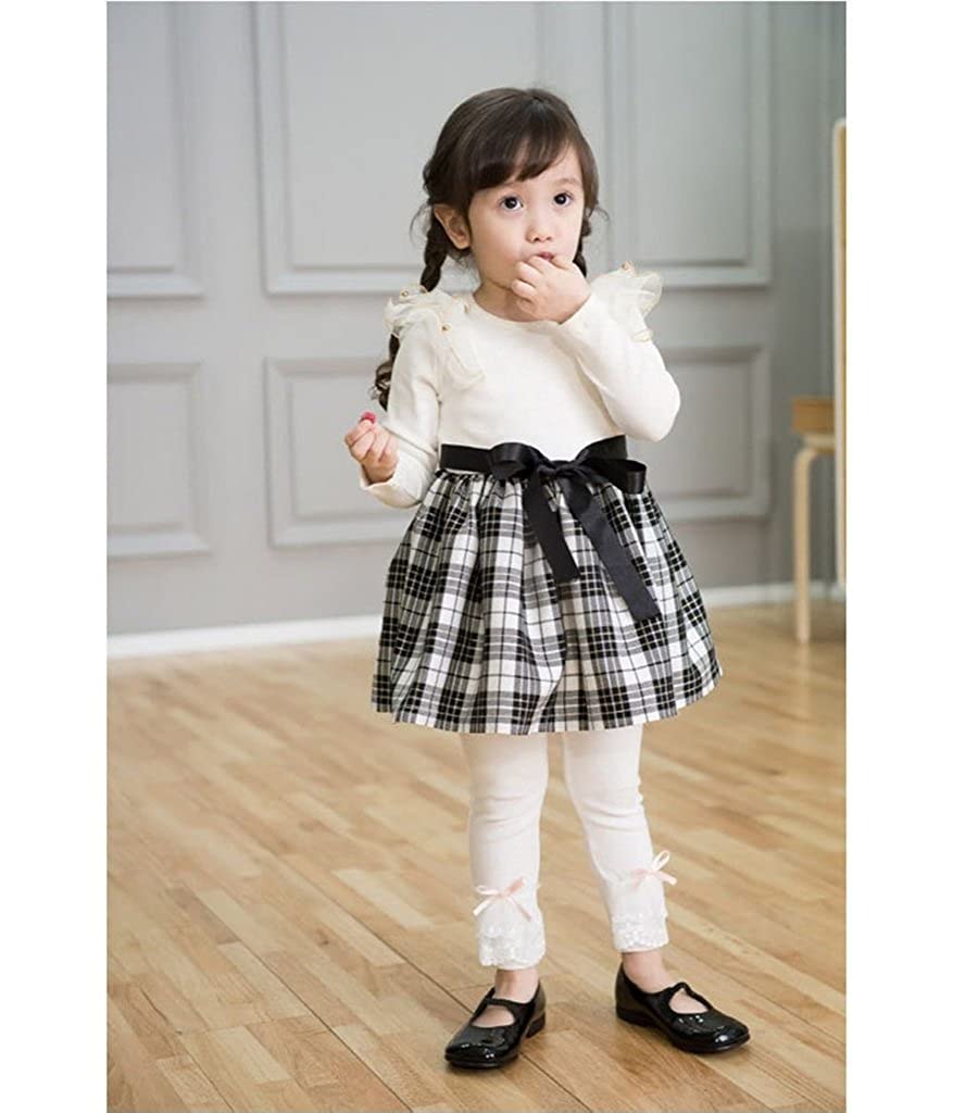 Black and white plaid baby outlet dress