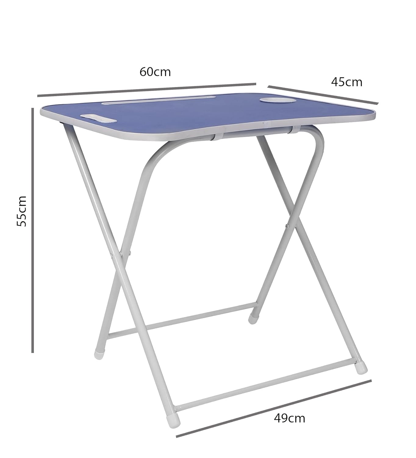 Foldable Table Chair Set Blue (Large)