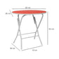 Foldable Round Table Chair Set Red (5-12 yrs, Large)