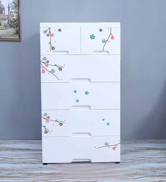 Stickers Chest Of Drawer White