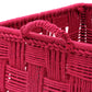 Cotton Rope Basket Pink (Large)