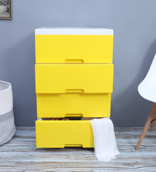 Soft Hued Chest Of Drawer Yellow