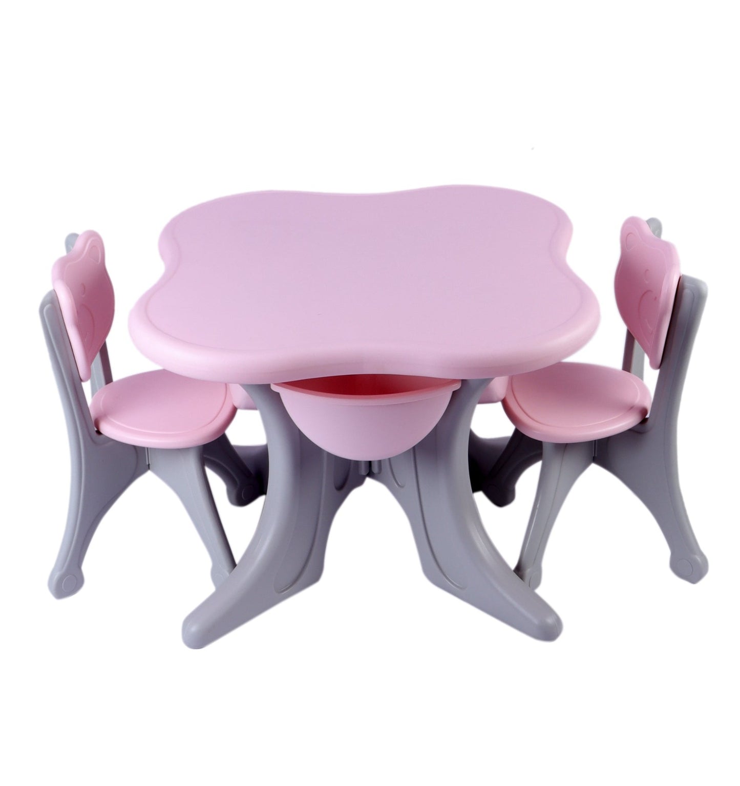 Table & Chair Set With Baskets Pink (2-8 yrs)