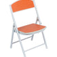 Foldable Chair for Kids Orange Set of 2