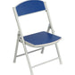 Foldable Chair for Kids Blue Set of 4