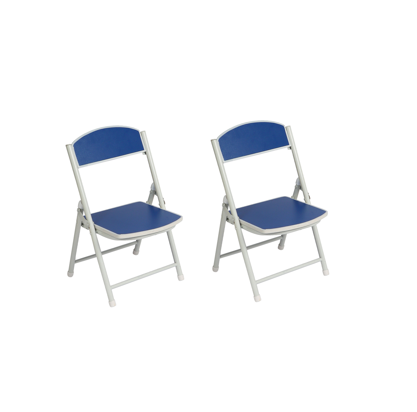 Foldable Chair for Kids Blue Set of 2