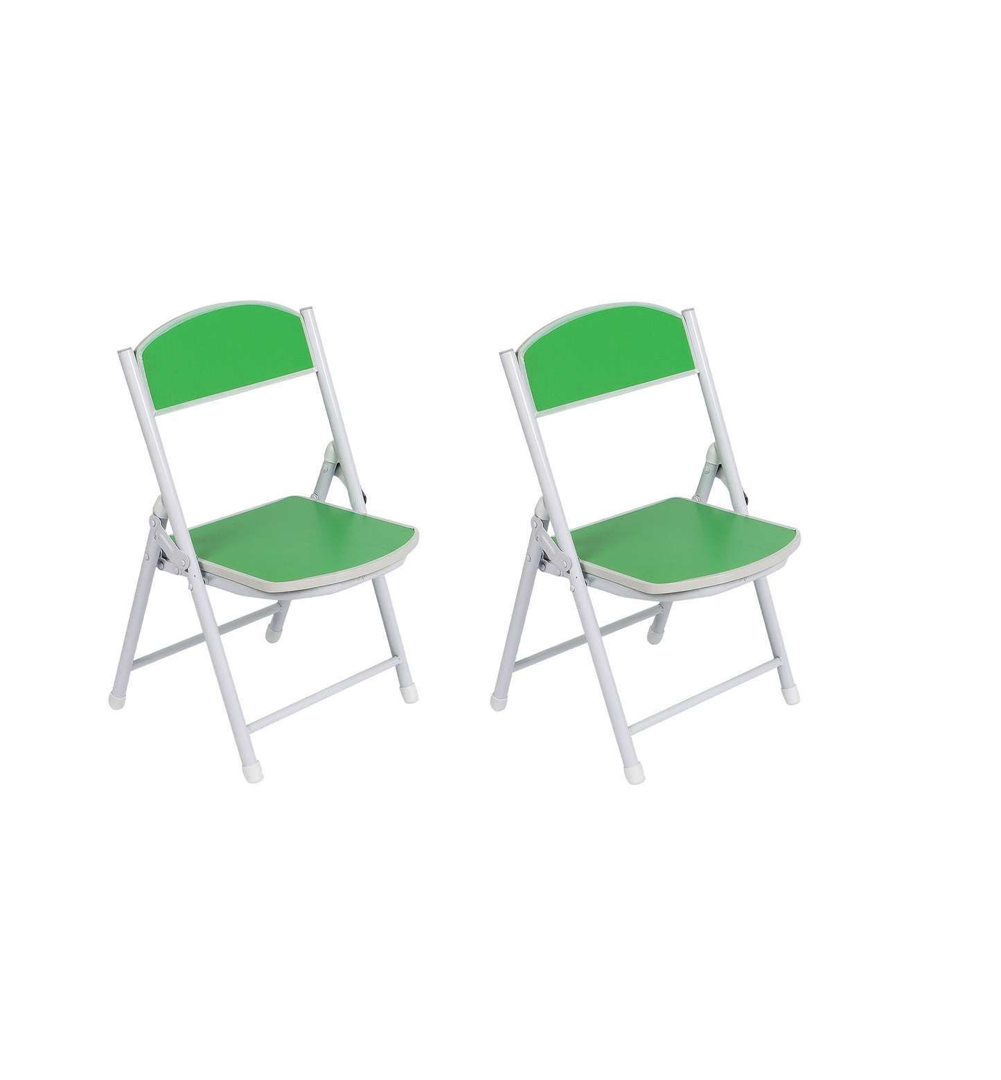 Foldable Chair for Kids Green Set of 2