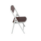 Foldable Chair for Kids Brown Set of 4