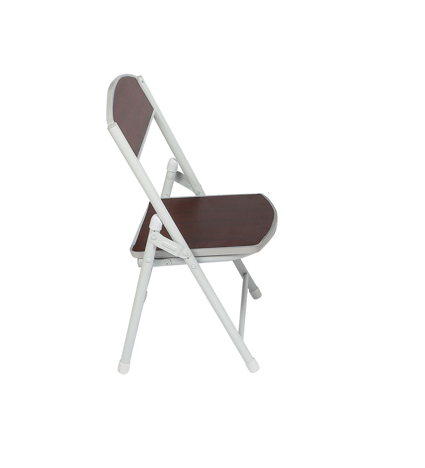 Foldable Chair for Kids Brown Set of 4