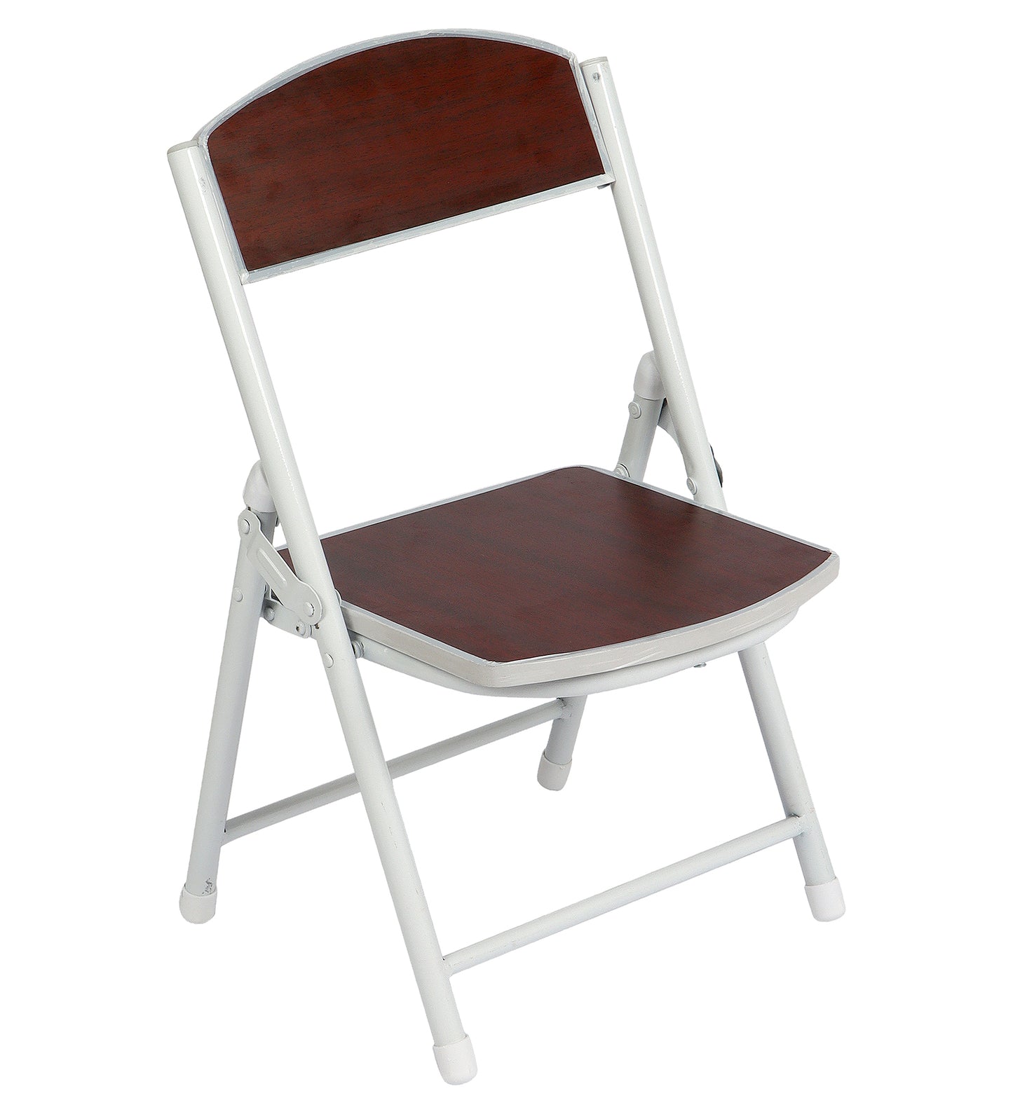 Foldable Chair for Kids Brown Set of 4