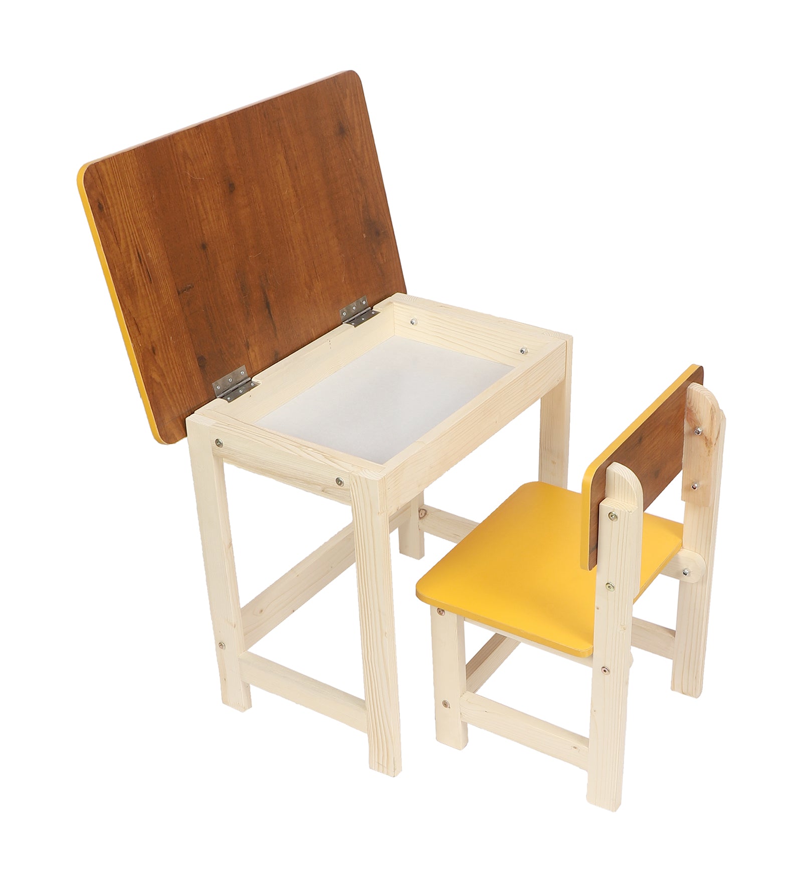 Kids wooden outlet table and chairs