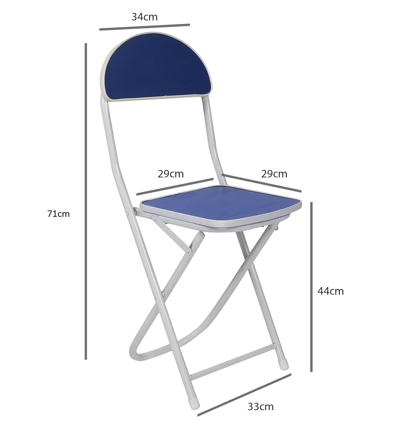 Foldable Table Chair Set Blue (Large)