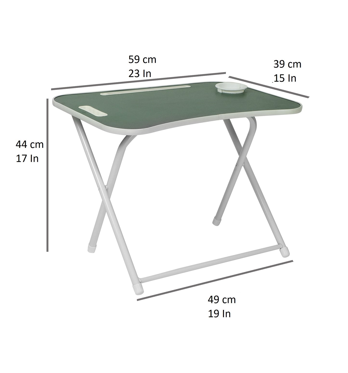 Foldable Table for Kids Dark Green