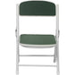 Foldable Chair for Kids Dark Green Set of 4