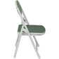 Foldable Chair for Kids Dark Green Set of 4