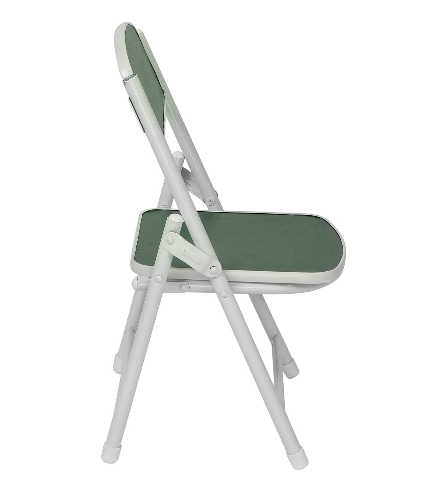 Foldable Chair for Kids Dark Green Set of 2