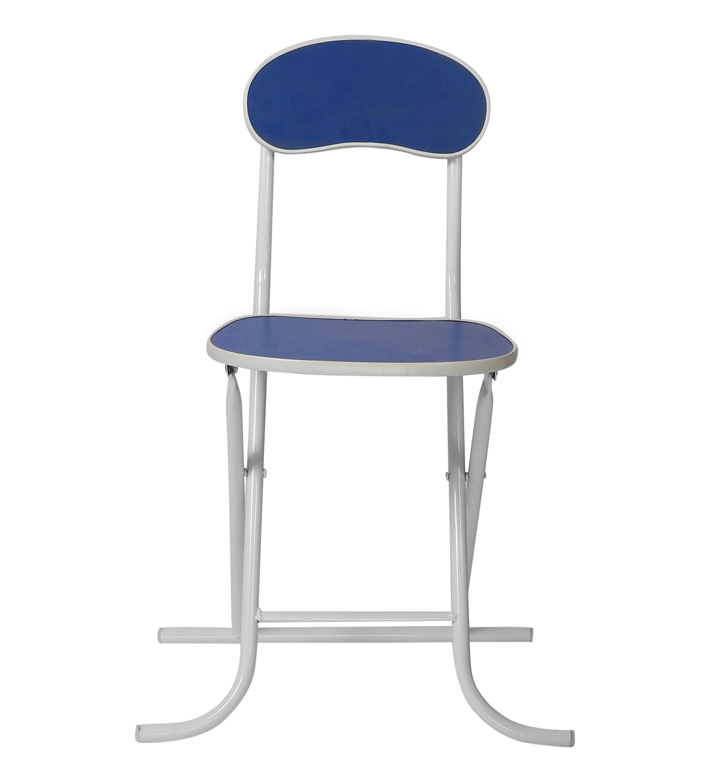 Foldable Round Table Chair Set Blue (Large)