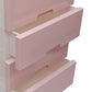 Soft Hued Chest Of Drawer Pink