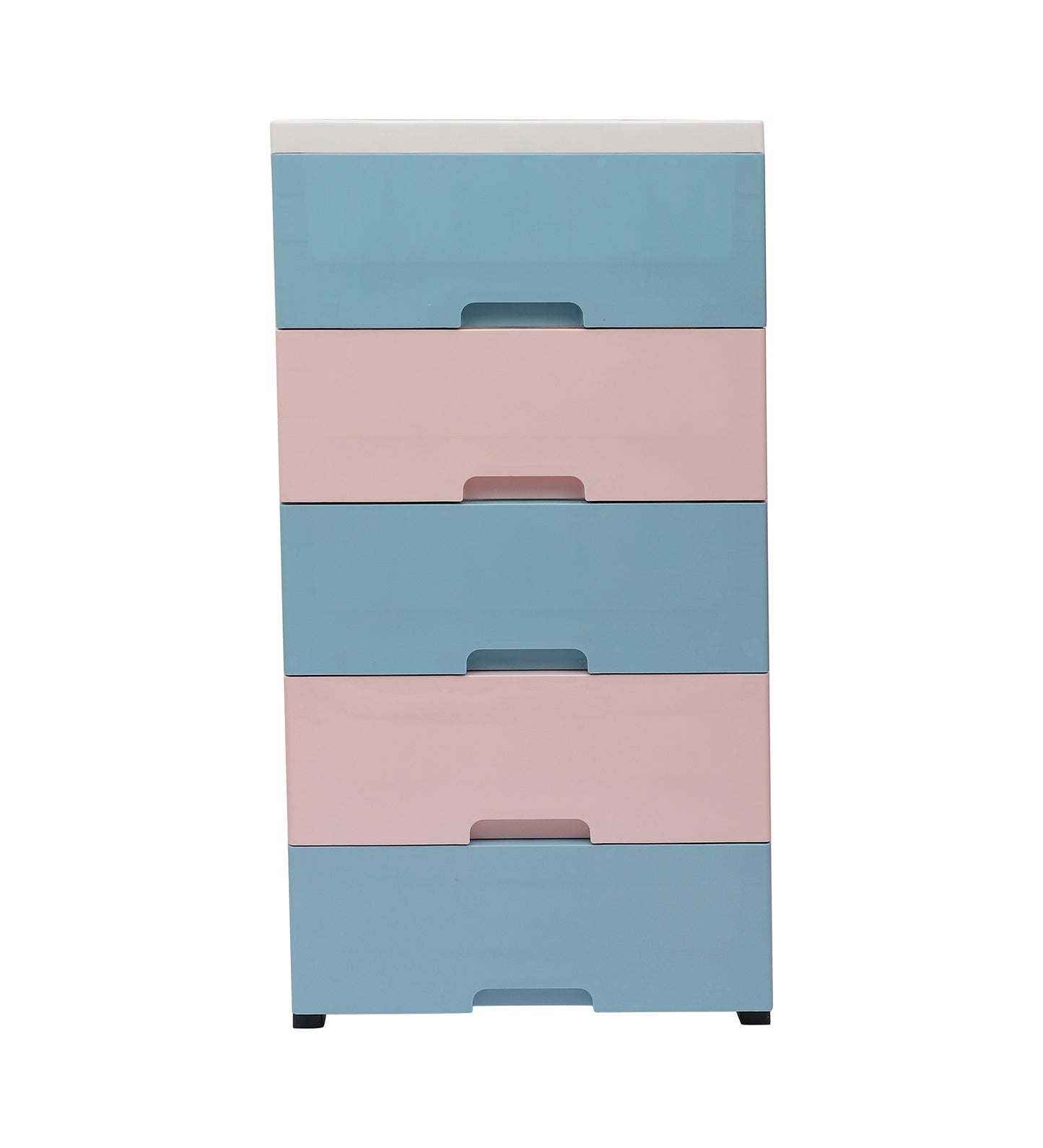 Soft Hued Chest Of Drawer Blue Pink