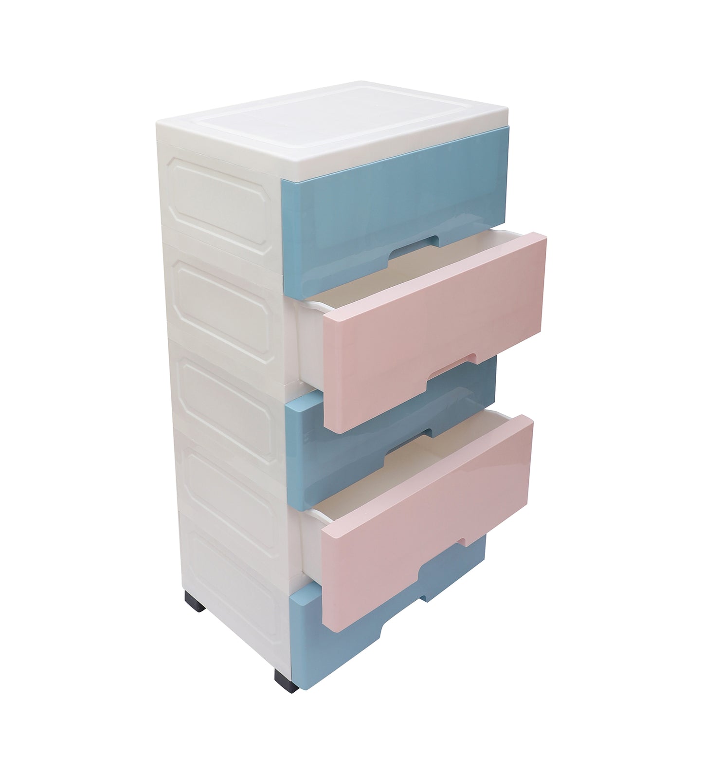 Soft Hued Chest Of Drawer Blue Pink