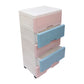 Soft Hued Chest Of Drawer Pink Blue