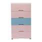 Soft Hued Chest Of Drawer Pink Blue