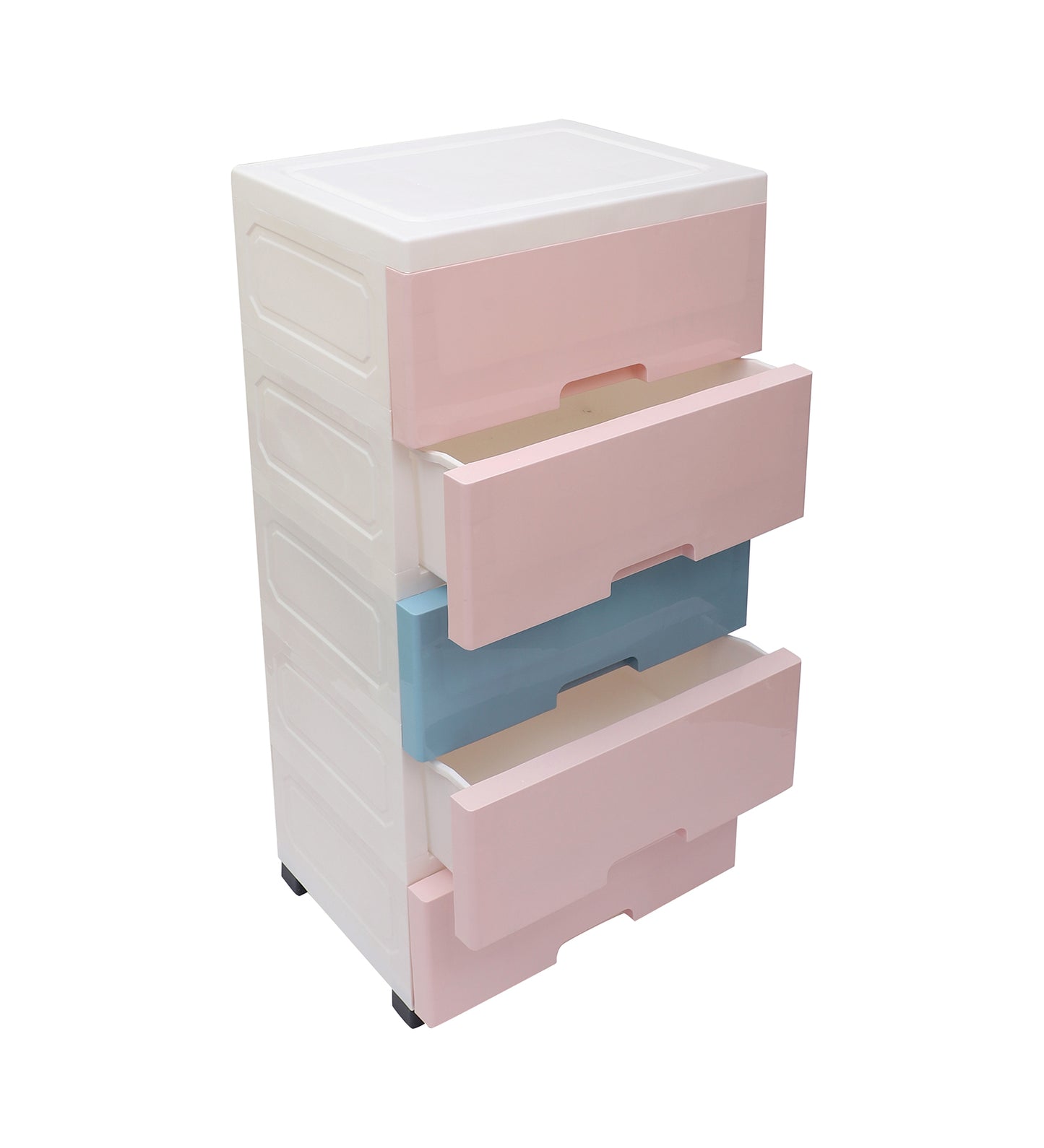 Soft Hued Chest Of Drawer Pink Blue