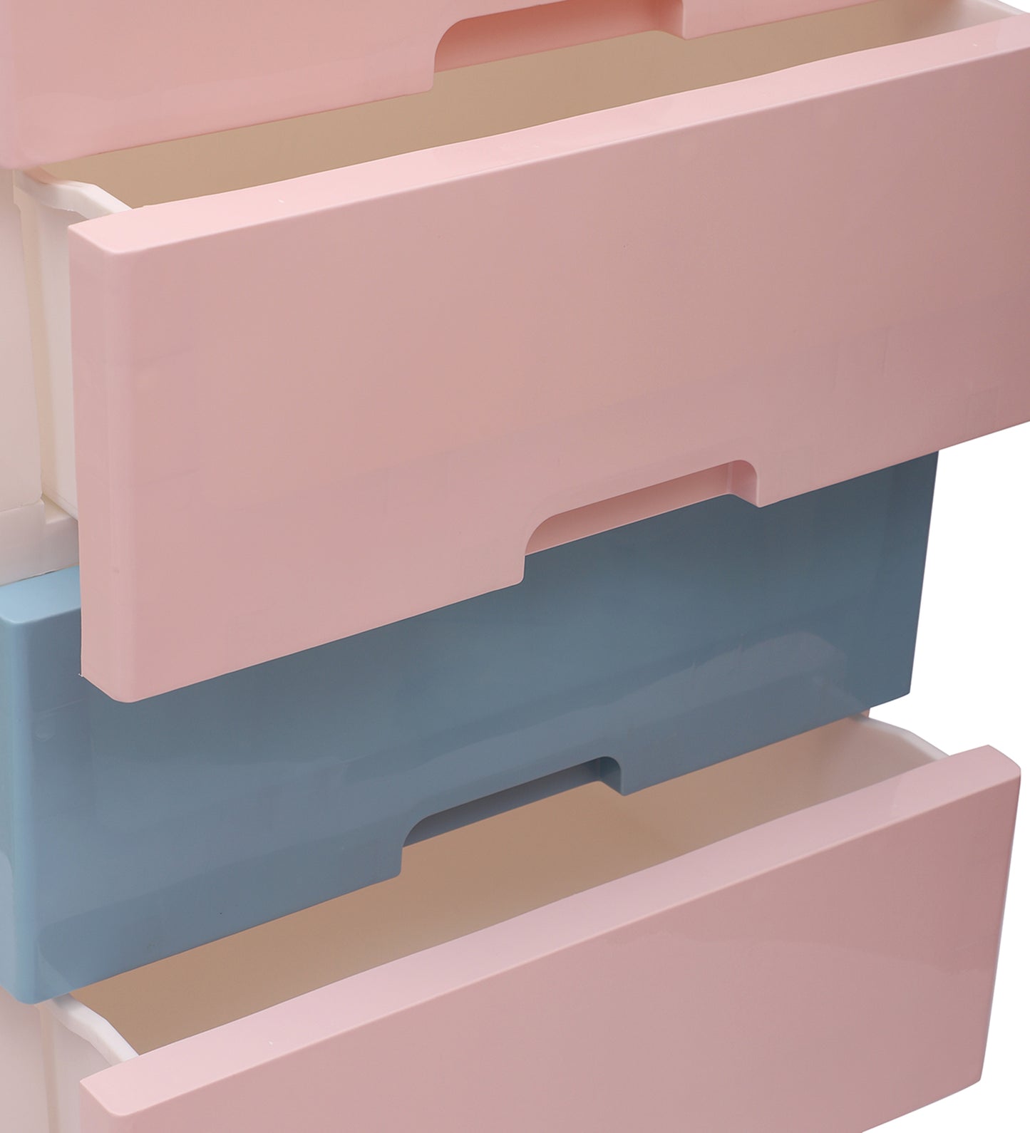 Soft Hued Chest Of Drawer Pink Blue