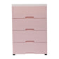 Soft Hued Chest Of Drawer Pink