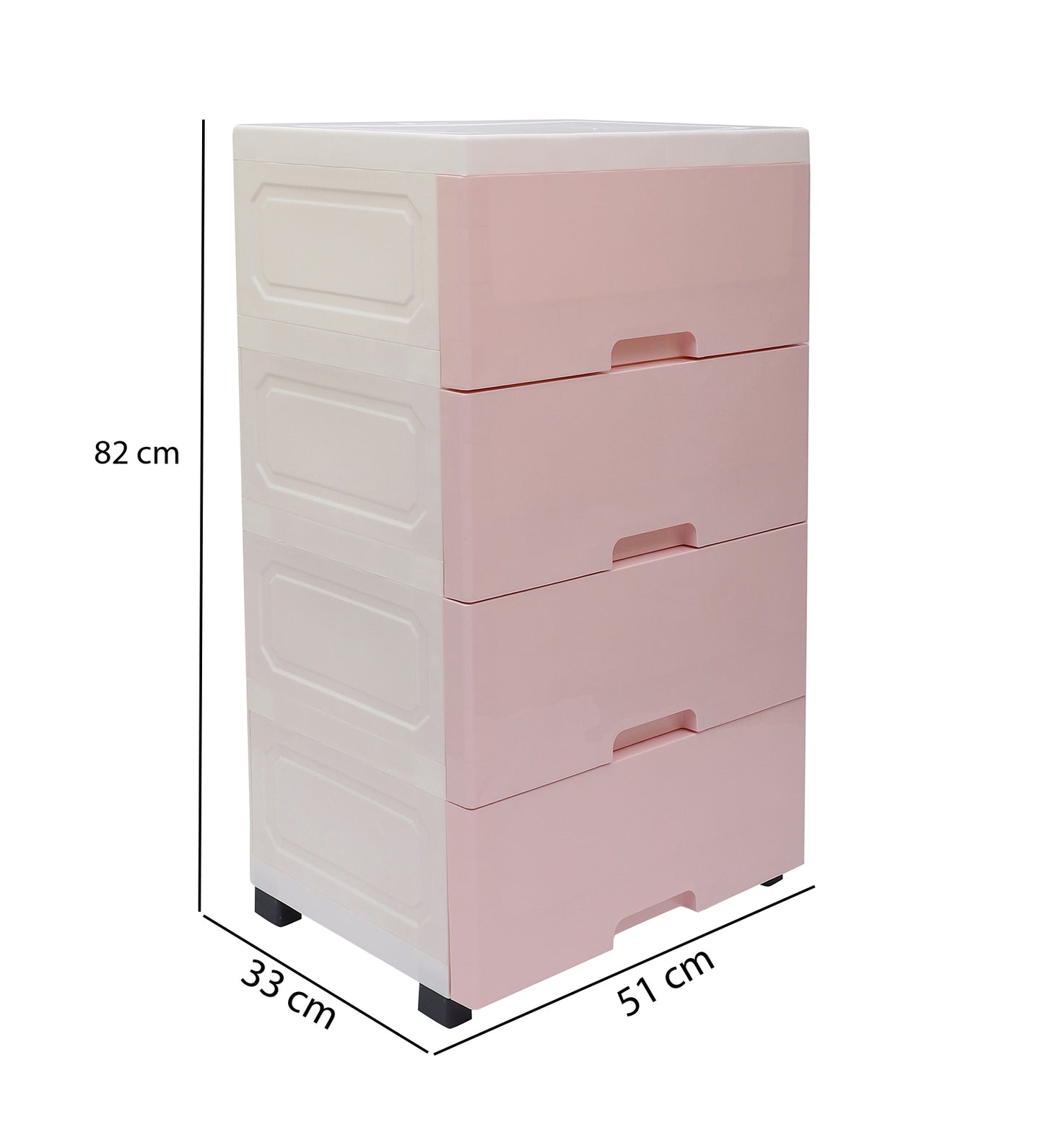 Soft Hued Chest Of Drawer Pink