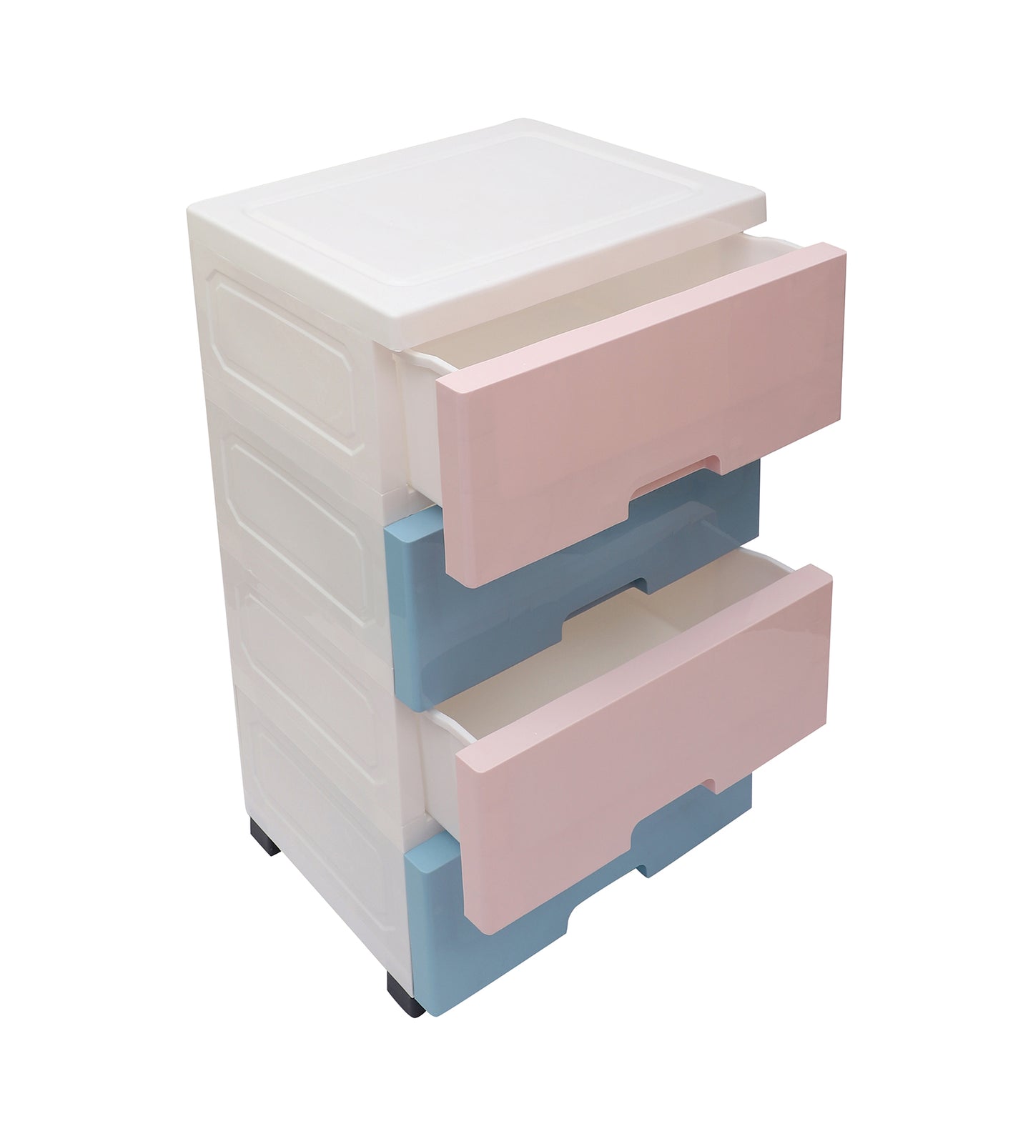 Soft Hued Chest Of Drawer Pink Blue