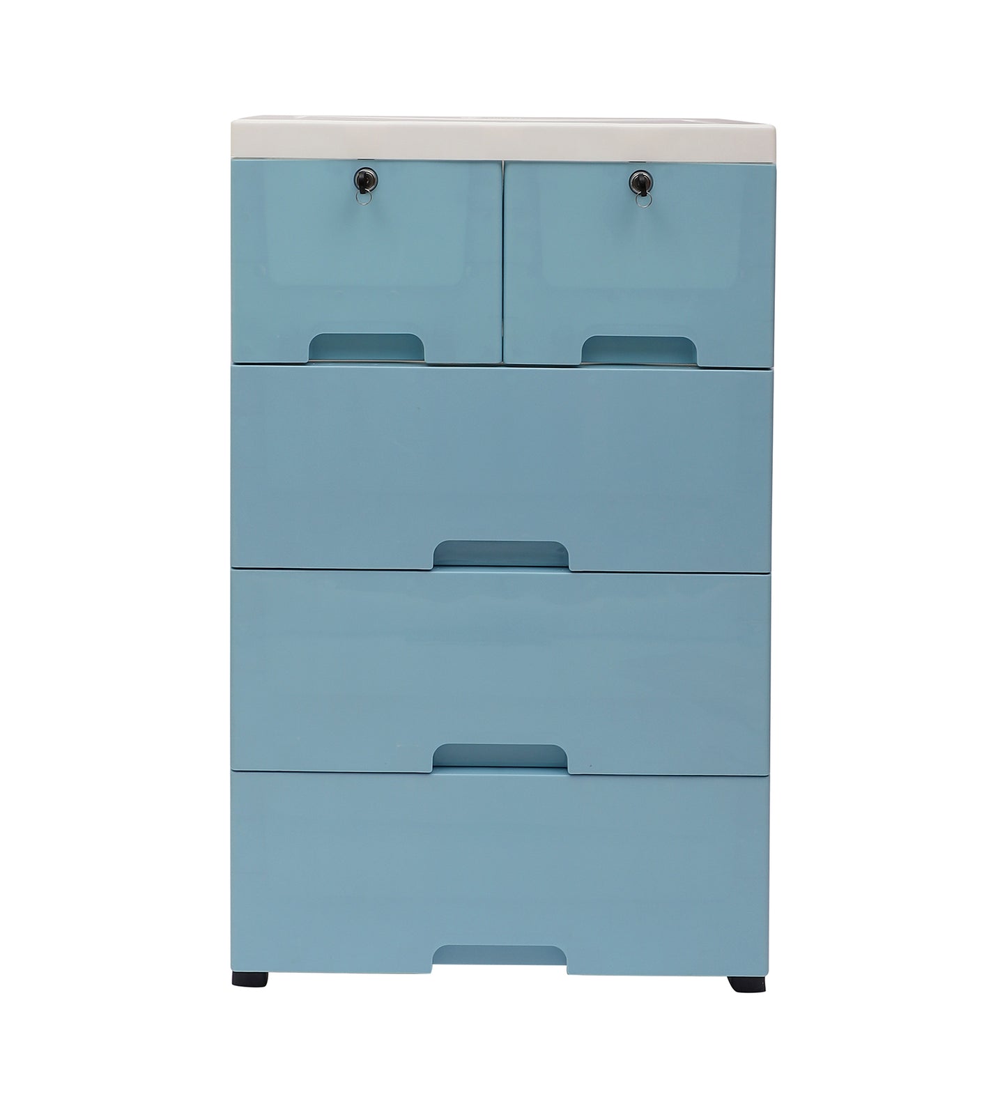 Soft Hued Chest Of Drawer Blue