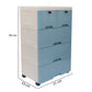 Soft Hued Chest Of Drawer Blue