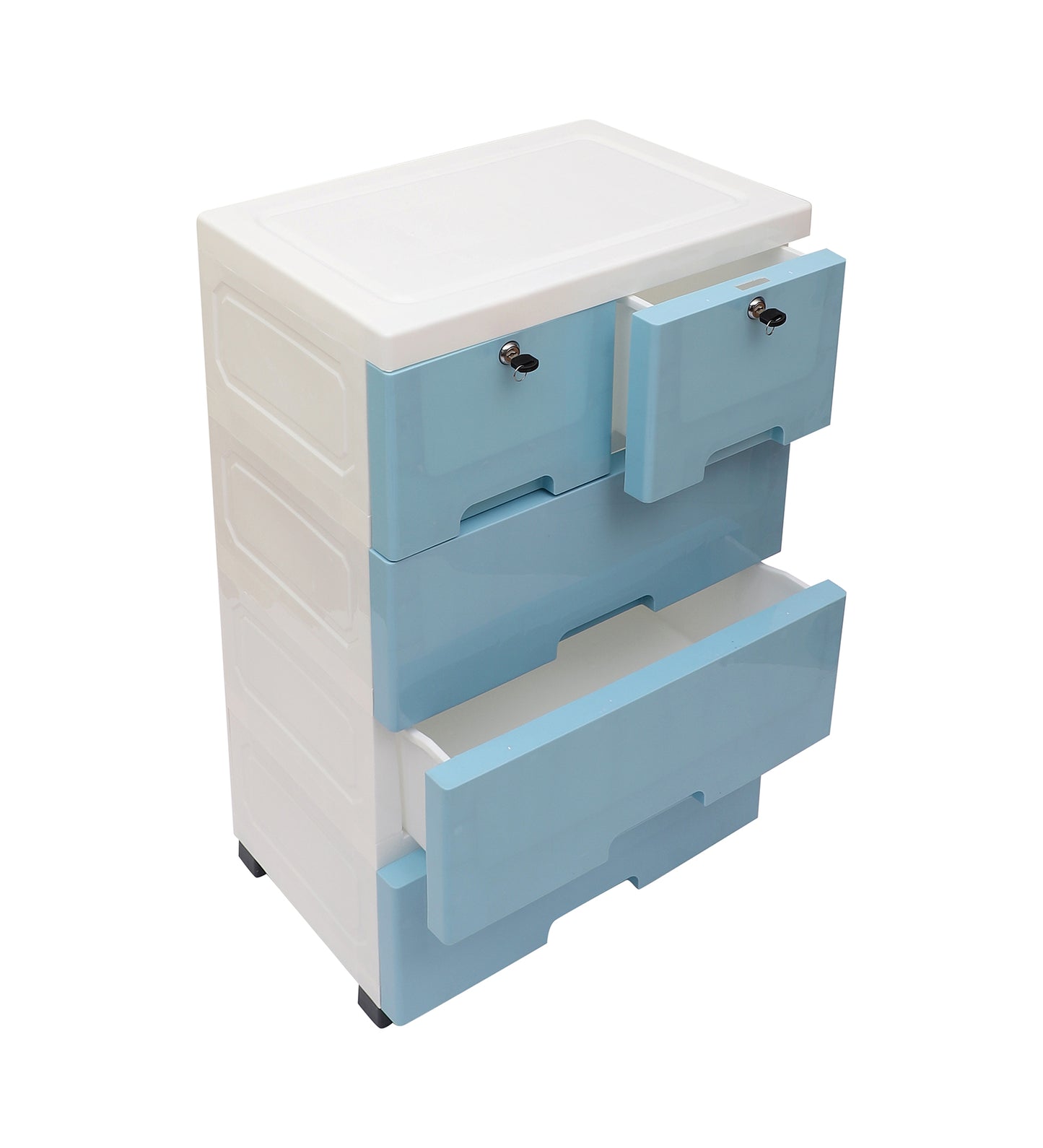 Soft Hued Chest Of Drawer Blue