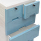 Soft Hued Chest Of Drawer Blue